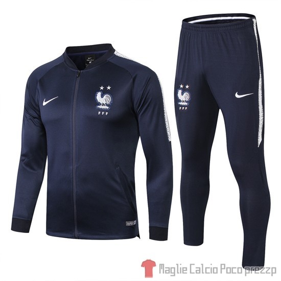 Tuta da Track Francia Bambino 2018 Blu - Clicca l'immagine per chiudere